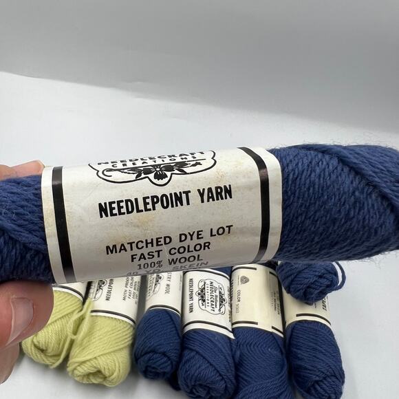 Vintage Tapestry Pure Wool Needlecraft Creation Elsa Williams Yarn 12 Skeins - Picture 5 of 11